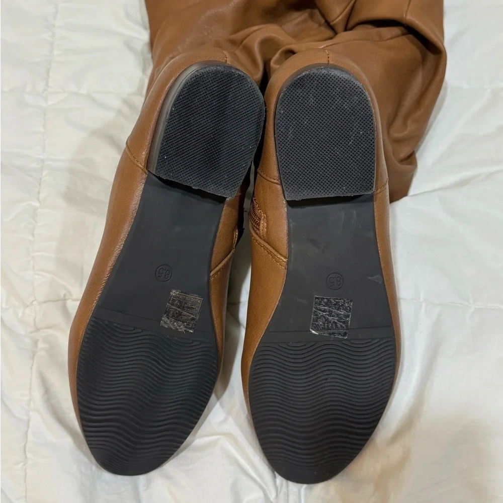 Dream Pairs Tan Over the Knee Boots sz 8.5 like new